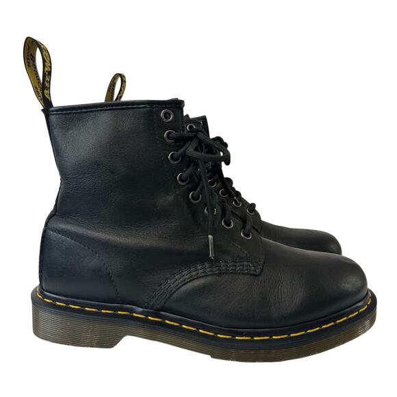 Dr. Martens Original 1460 SOFTY T Leather Boots Black size W8 or M7 - Picture 1 of 13